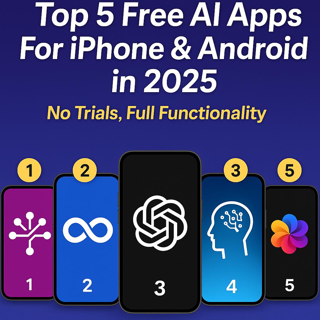 Best free AI apps for mobile devices